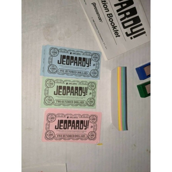 vintage 1986 Jeopardy Board Game Pressman 2nd Edition Alex Trebek Complete - Picture 12 of 12